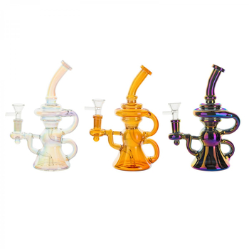 Бонг Aladdin Lamp Bubbler - Бонги - Бонги стеклянные - Изогнутые бонги - Магазин домашних увлечений homehobbyshop.ru